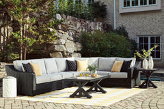 Diamond Furniture - Ashley Furniture - Beachcroft 4-Piece Outdoor Sectional - 4-Piece Outdoor Sectional - P792P2