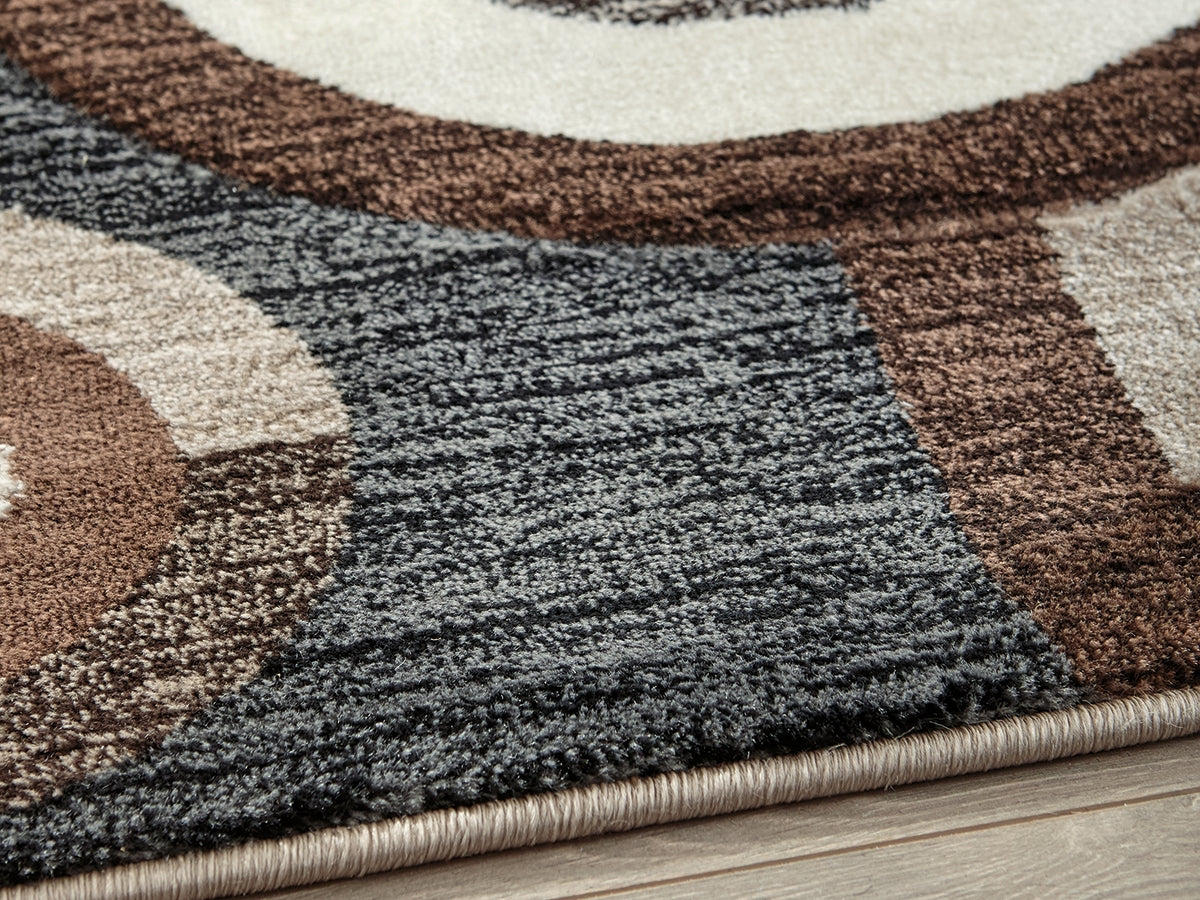 Diamond Furniture - Ashley Furniture - Guintte 5' x 6'7" Rug - 5' x 6'7" Rug / Multi - R403972