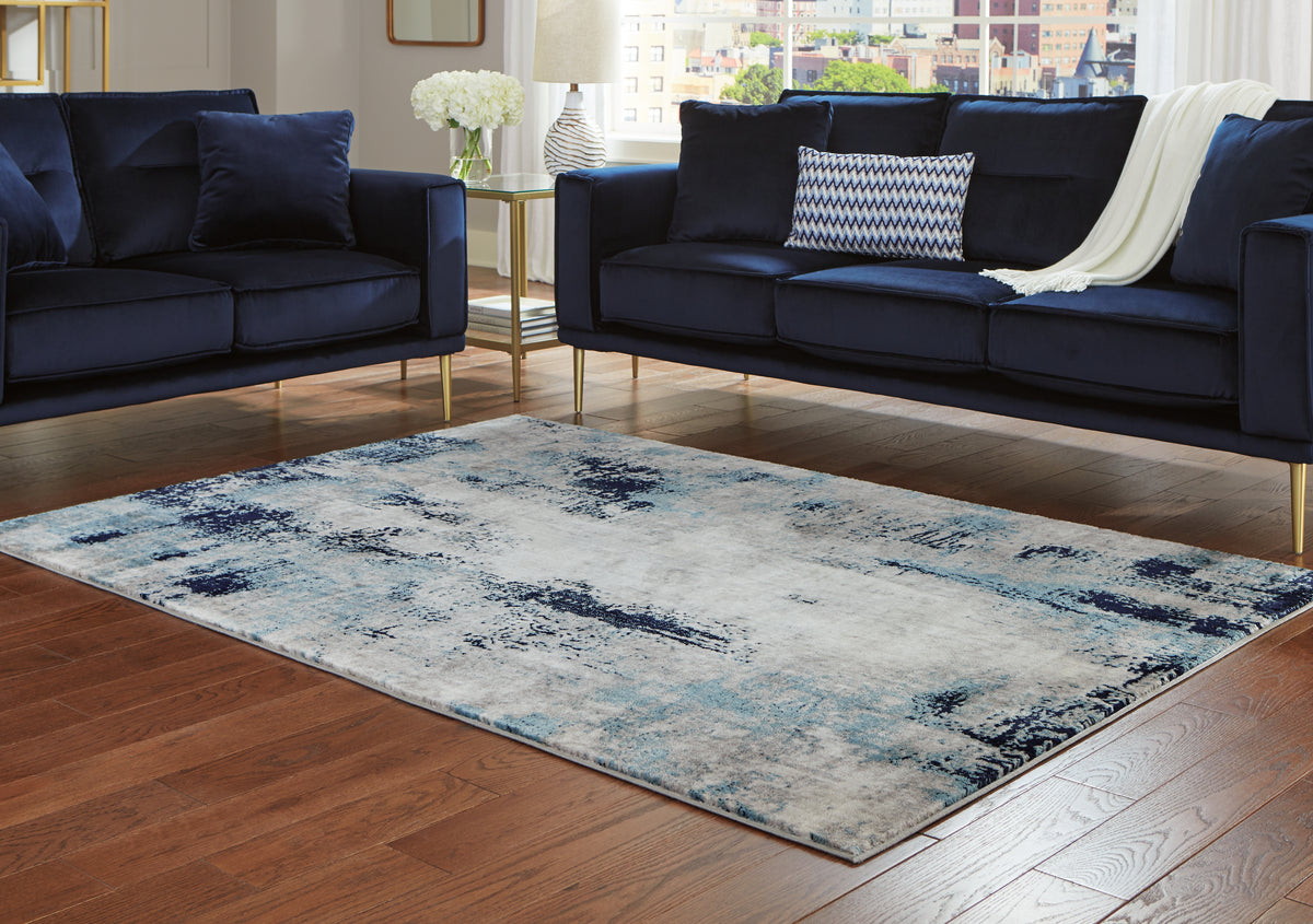 Diamond Furniture - Ashley Furniture - Leonelle 5'3" x 7'3" Rug - 5'3" x 7'3" Rug - R404872