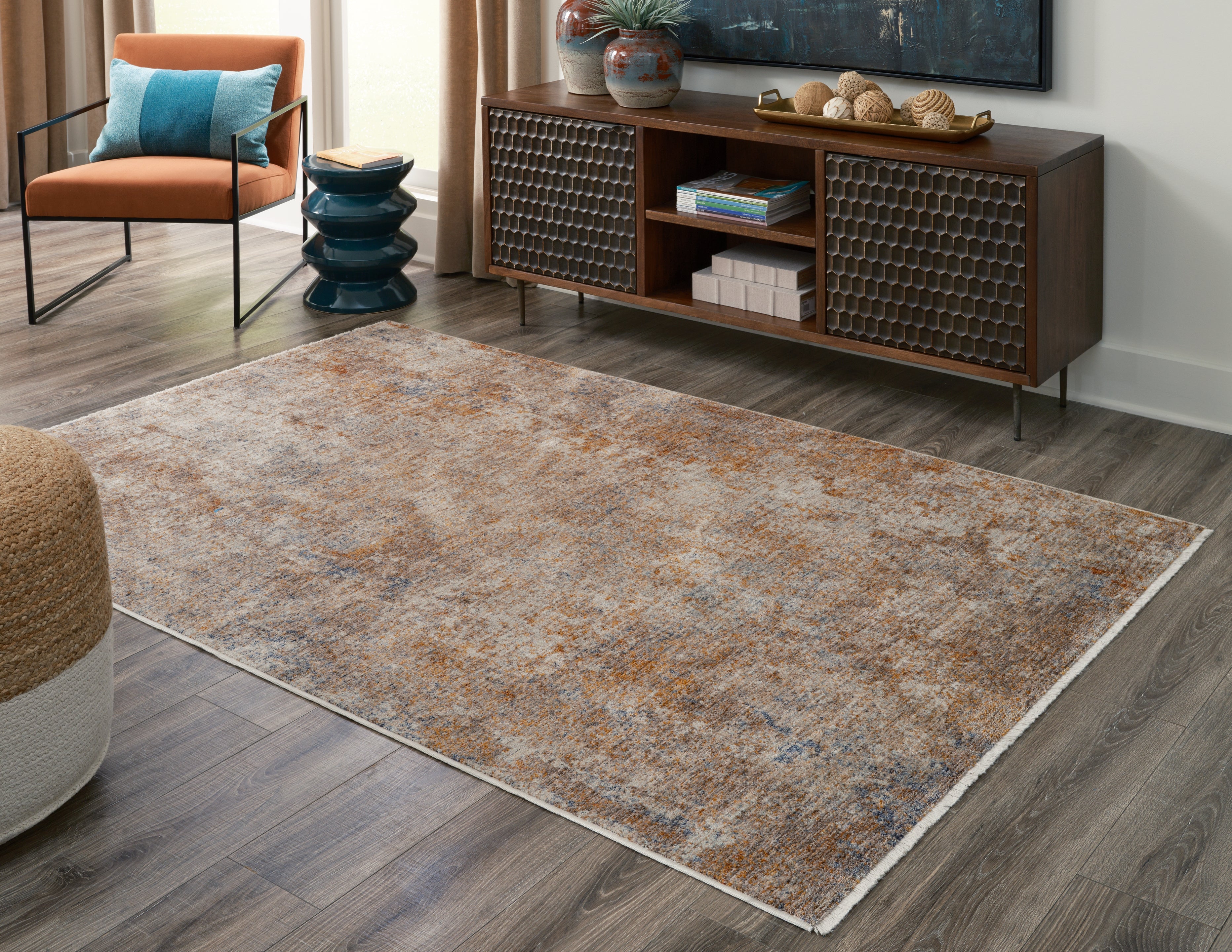 Diamond Furniture - Ashley Furniture - Mauville 7'10" x 10'4" Rug - 7'10" x 10'4" Rug / Multi - R405331