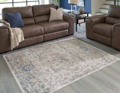 Diamond Furniture - Ashley Furniture - Barkham 5'3" x 7' Washable Rug - 5'3" x 7' Washable Rug / Multi - R405552
