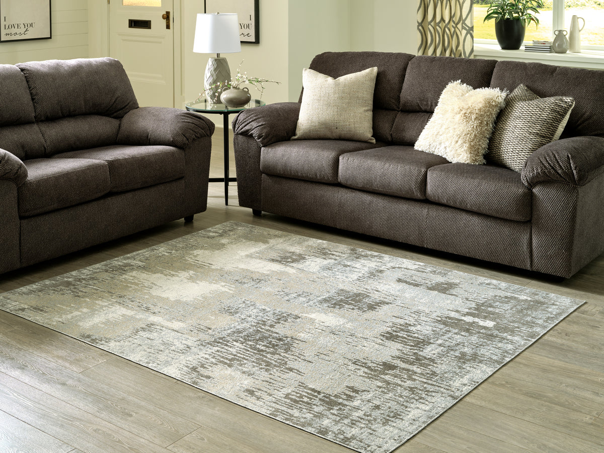 Diamond Furniture - Ashley Furniture - Arriston 5'3" x 7' Washable Rug - 5'3" x 7' Washable Rug - R405562
