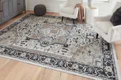 Diamond Furniture - Ashley Furniture - Gregmoore 7'9" x 9'11" Washable Rug - 7'9" x 9'11" Washable Rug - R405821