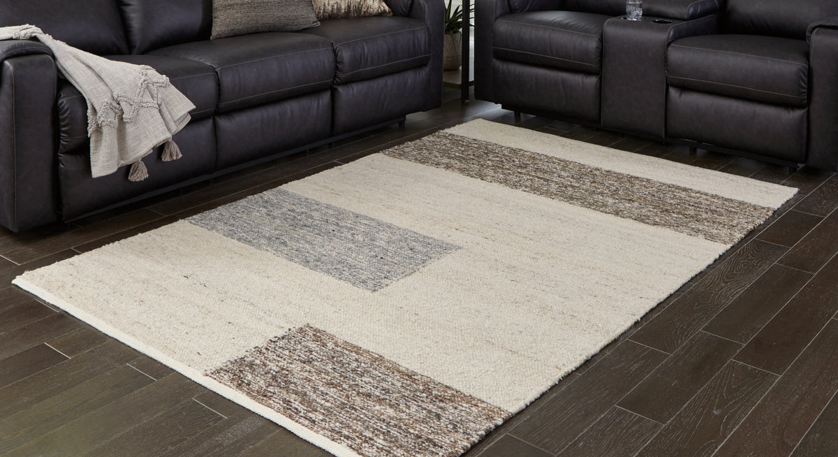 Diamond Furniture - Ashley Furniture - Barus 5' x 7' Rug - 5' x 7' Rug - R406402