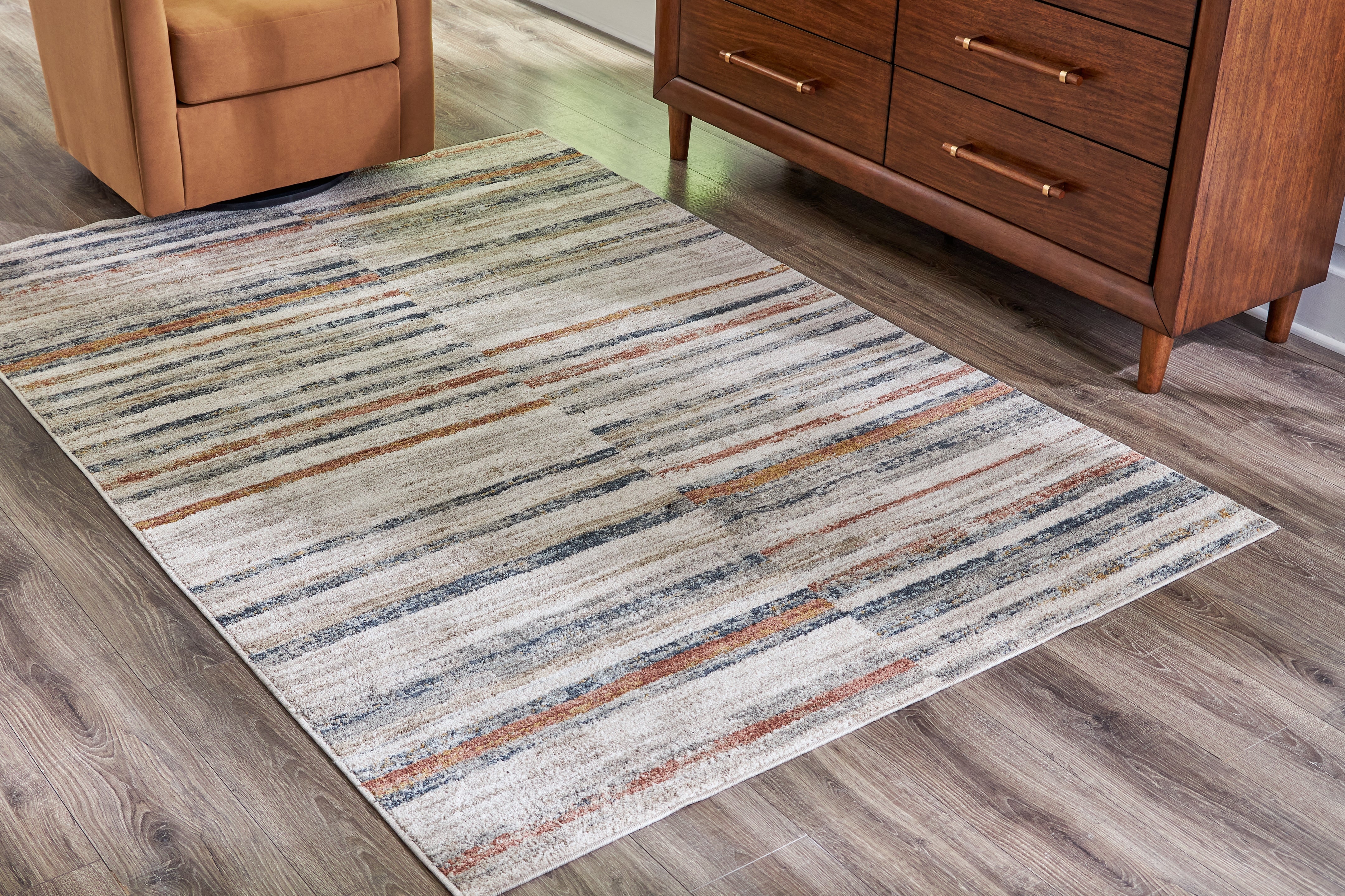 Diamond Furniture - Ashley Furniture - Kemart 5' x 7' Rug - 5' x 7' Rug - R406682