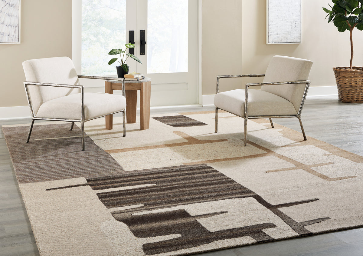 Diamond Furniture - Ashley Furniture - Kencher 10' x 14' Rug - 10' x 14' Rug - R406820