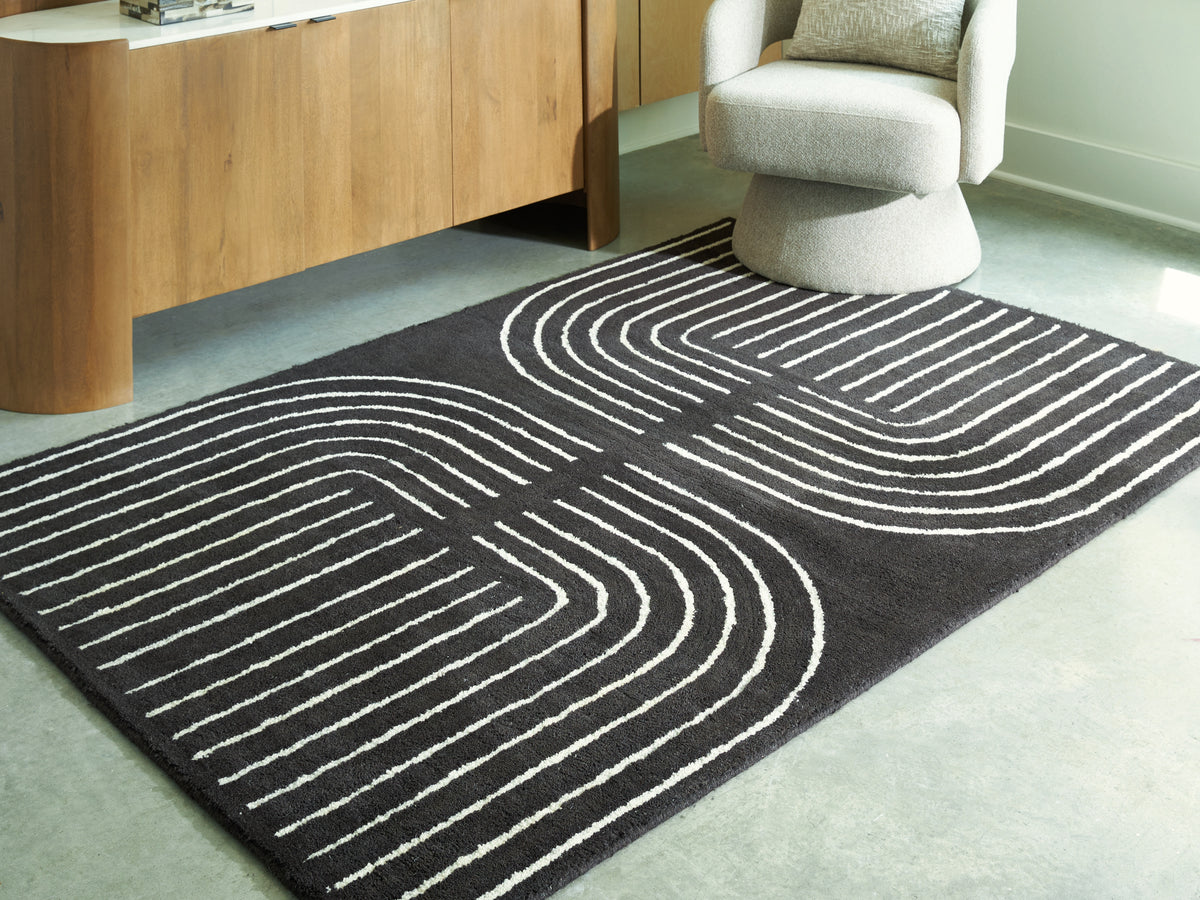 Diamond Furniture - Ashley Furniture - Eldonmore 5' x 7' Area Rug - 5' x 7' Area Rug - R407572