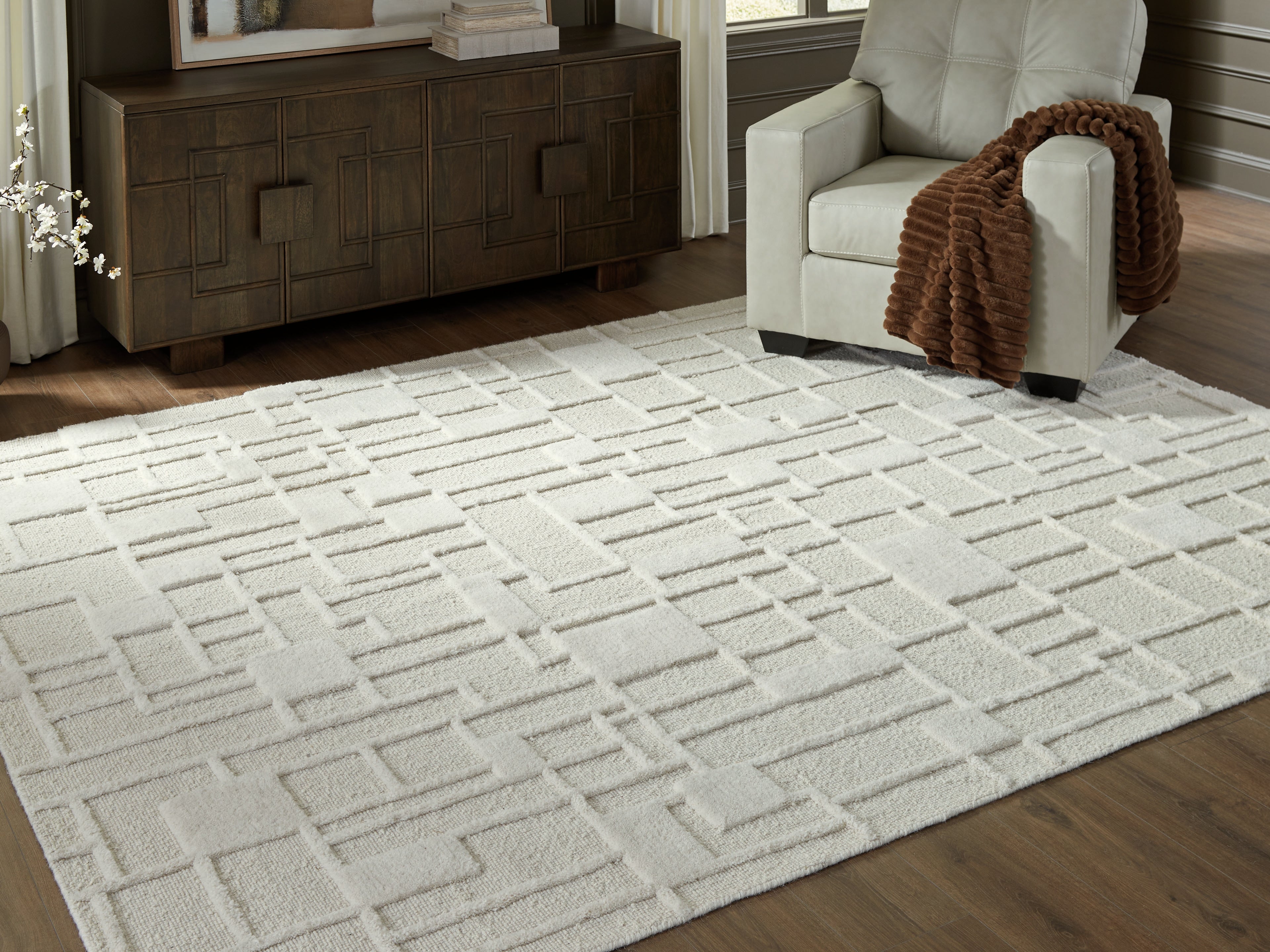 Diamond Furniture - Ashley Furniture - Empriss 7'8" x 10' Area Rug - 7'8" x 10' Area Rug - R407621