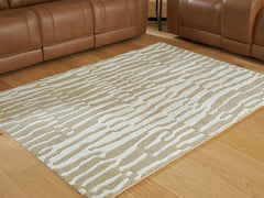 Diamond Furniture - Ashley Furniture - Corrbell 5' x 7' Area Rug - 5' x 7' Area Rug - R407632