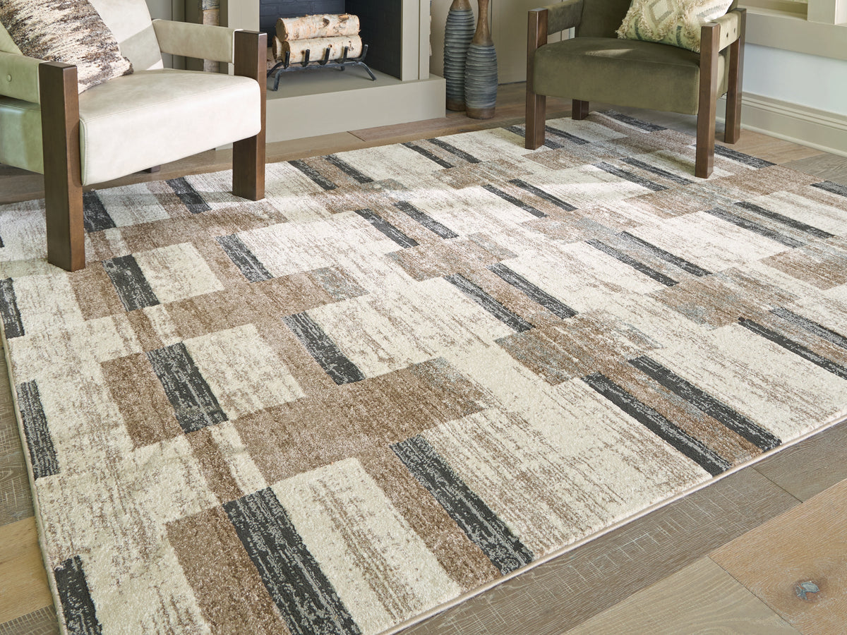 Diamond Furniture - Ashley Furniture - Alstone 7'10" x 10' Area Rug - 7'10" x 10' Area Rug - R407731