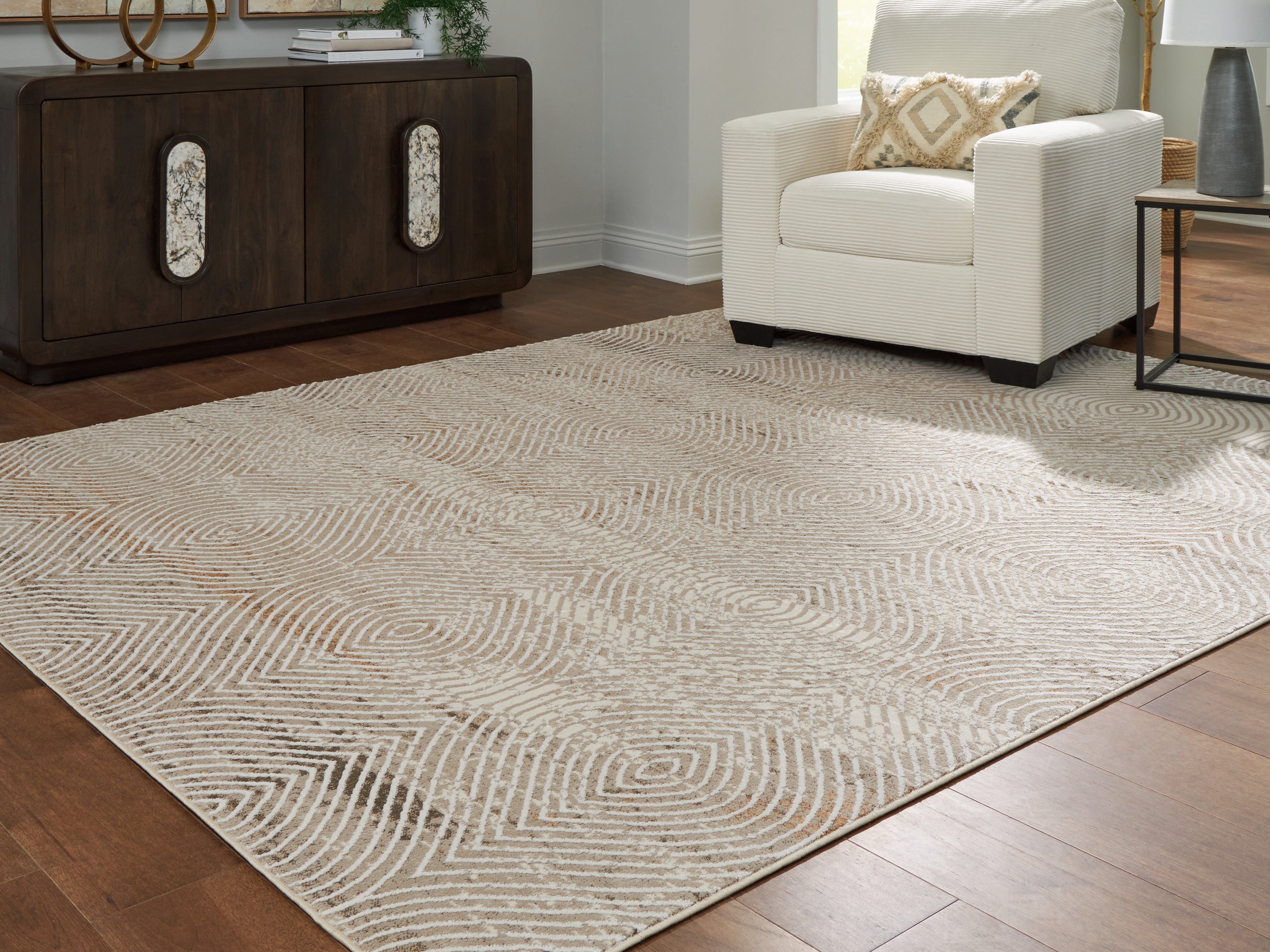 Diamond Furniture - Ashley Furniture - Bachus Rug - 7'10" x 10' Area Rug / Multi - R407751