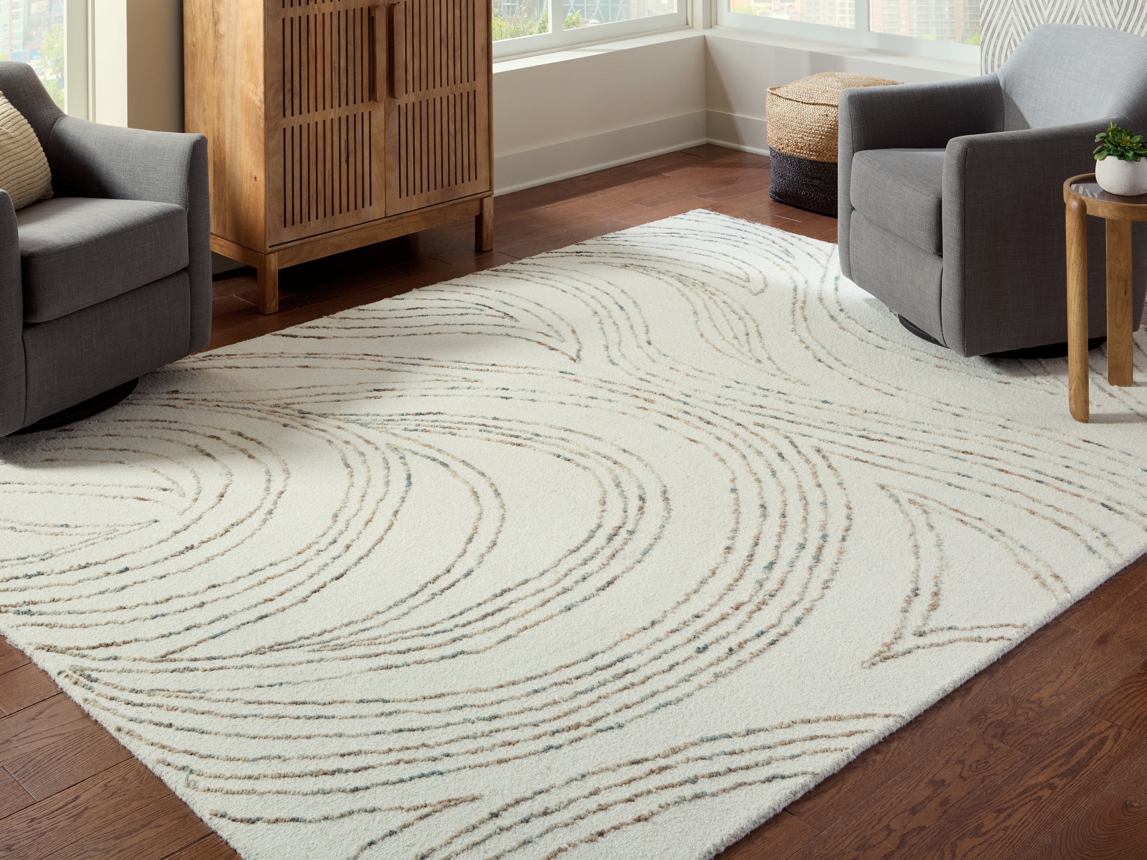 Diamond Furniture - Ashley Furniture - Deenbury 7'8" x 10' Area Rug - 7'8" x 10' Area Rug - R407861