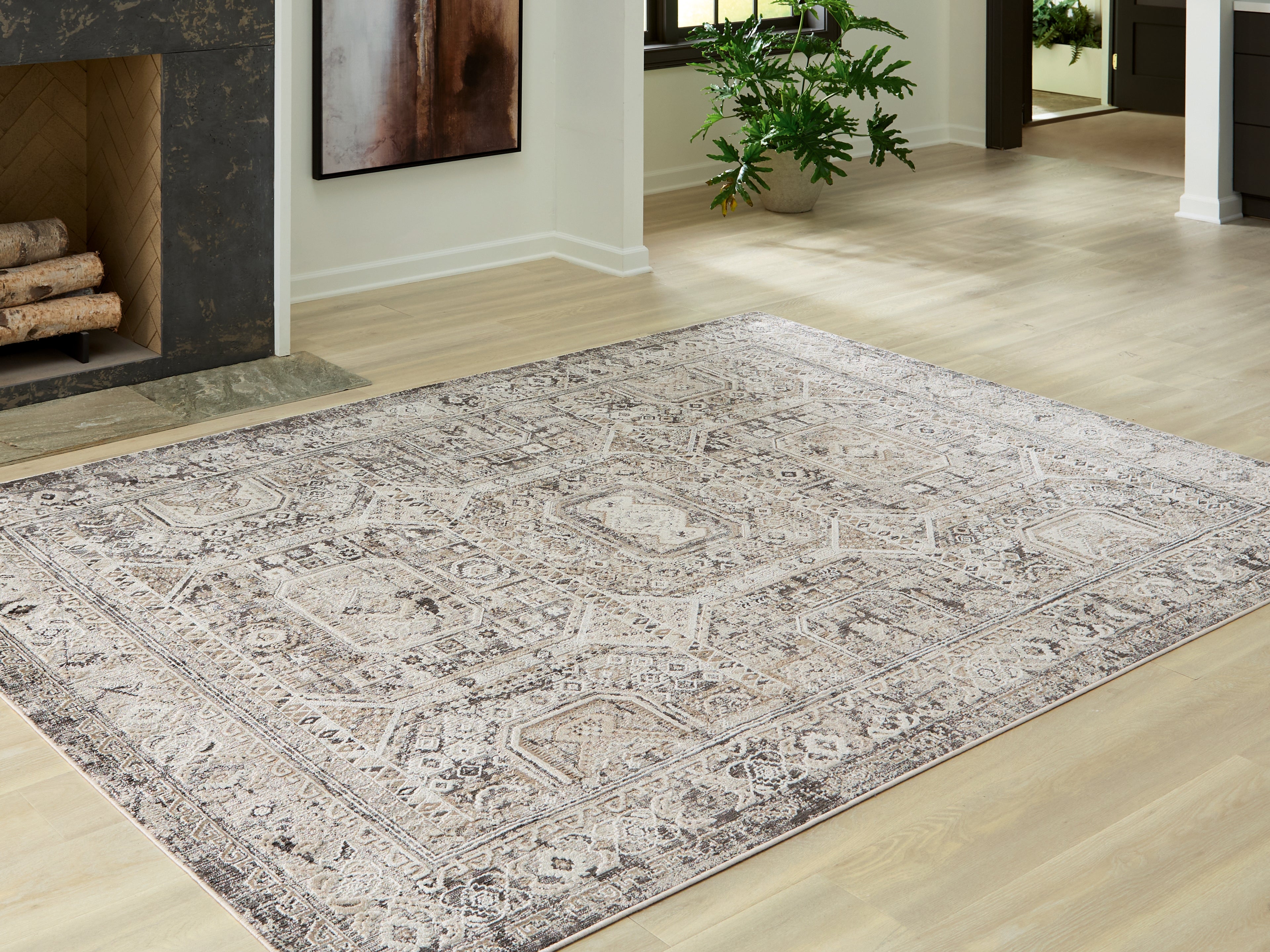 Diamond Furniture - Ashley Furniture - Junley Large Rug - Large Rug - R408261