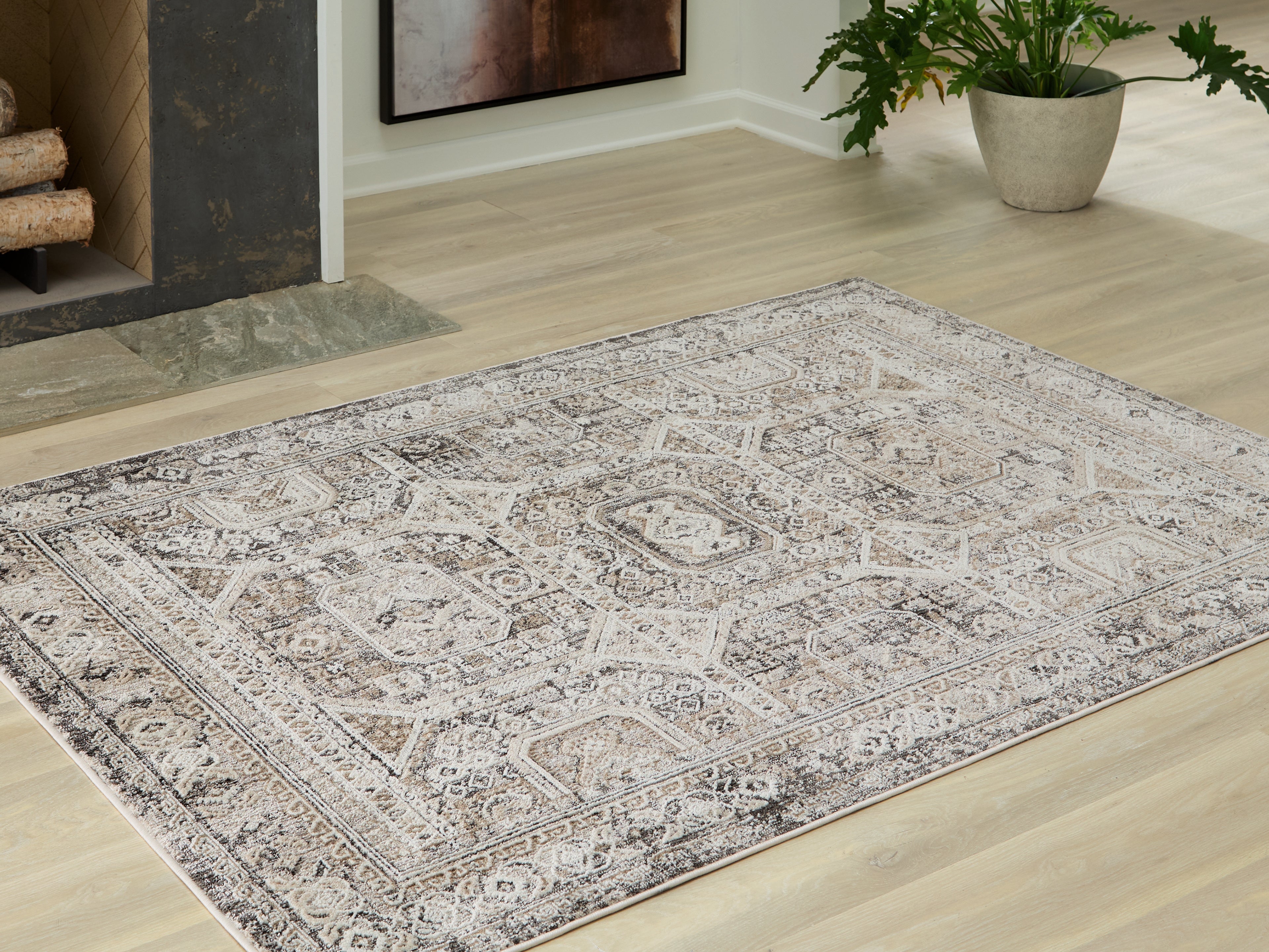 Diamond Furniture - Ashley Furniture - Junley Medium Rug - Medium Rug - R408262