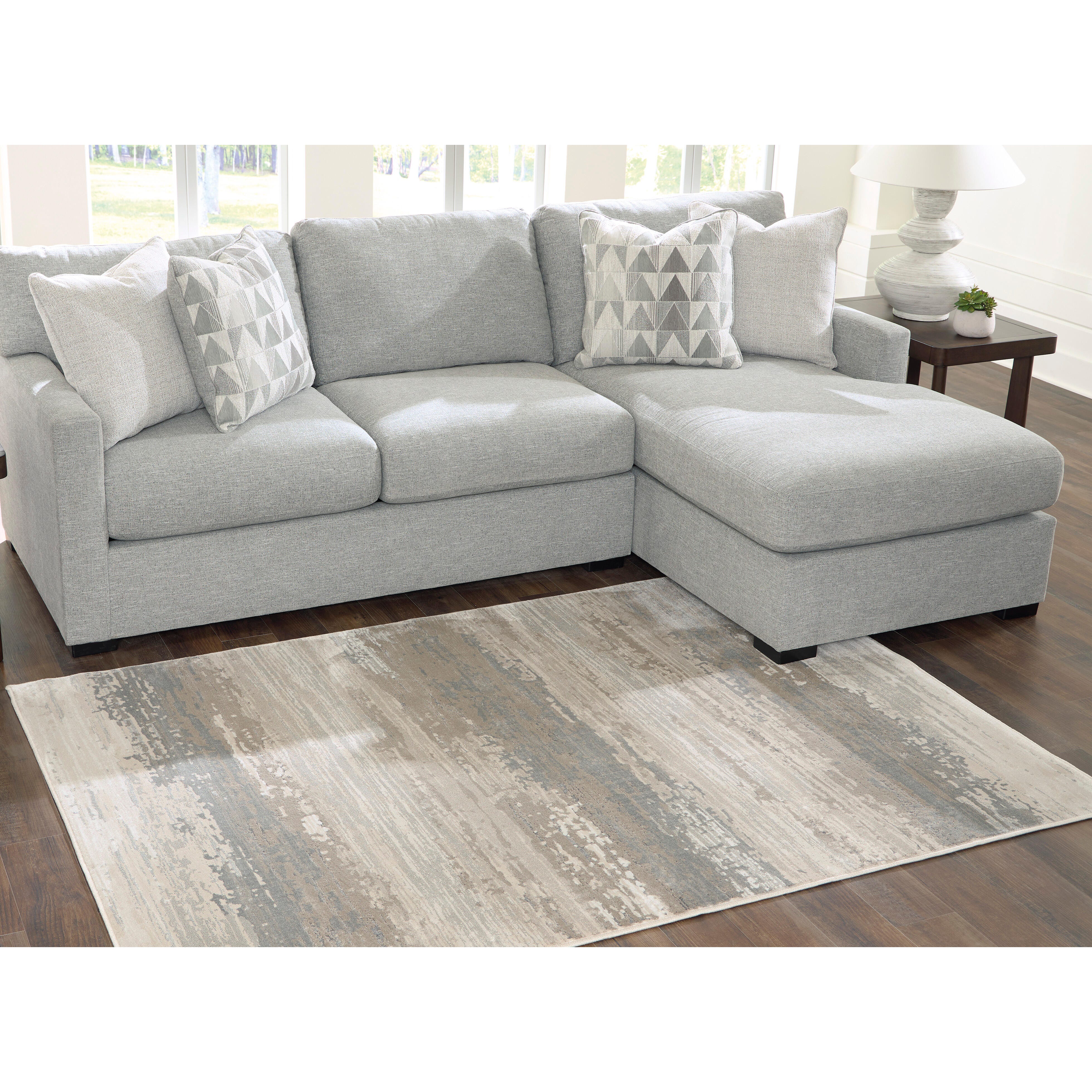 Diamond Furniture - Ashley Furniture - Loomville Medium Rug - Medium Rug - R408642