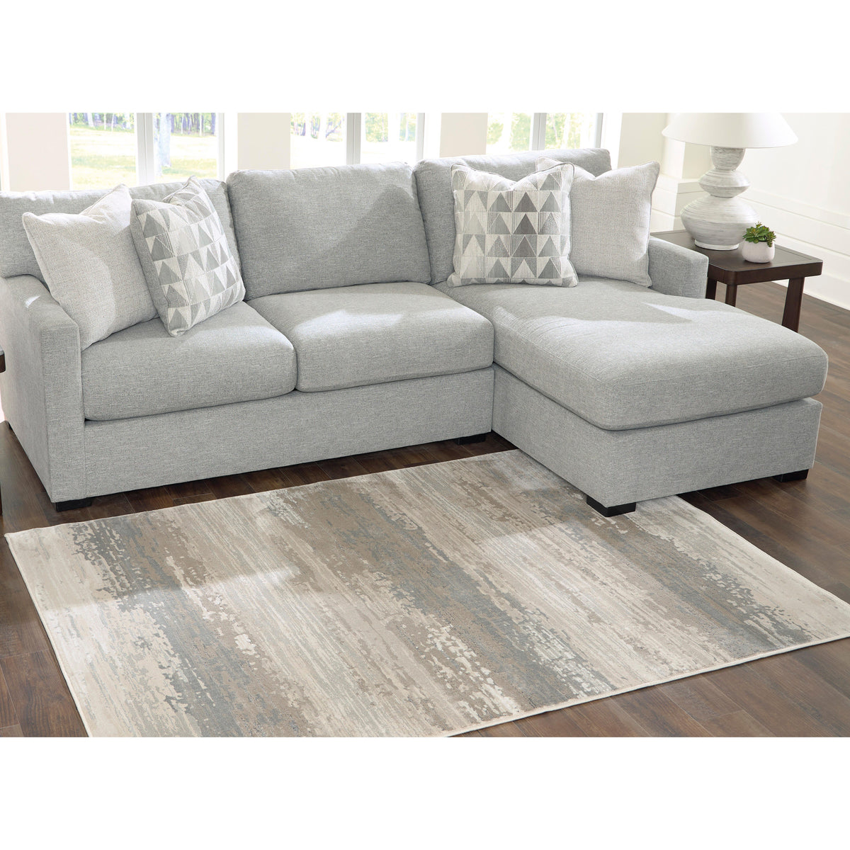 Diamond Furniture - Ashley Furniture - Loomville Medium Rug - Medium Rug - R408642