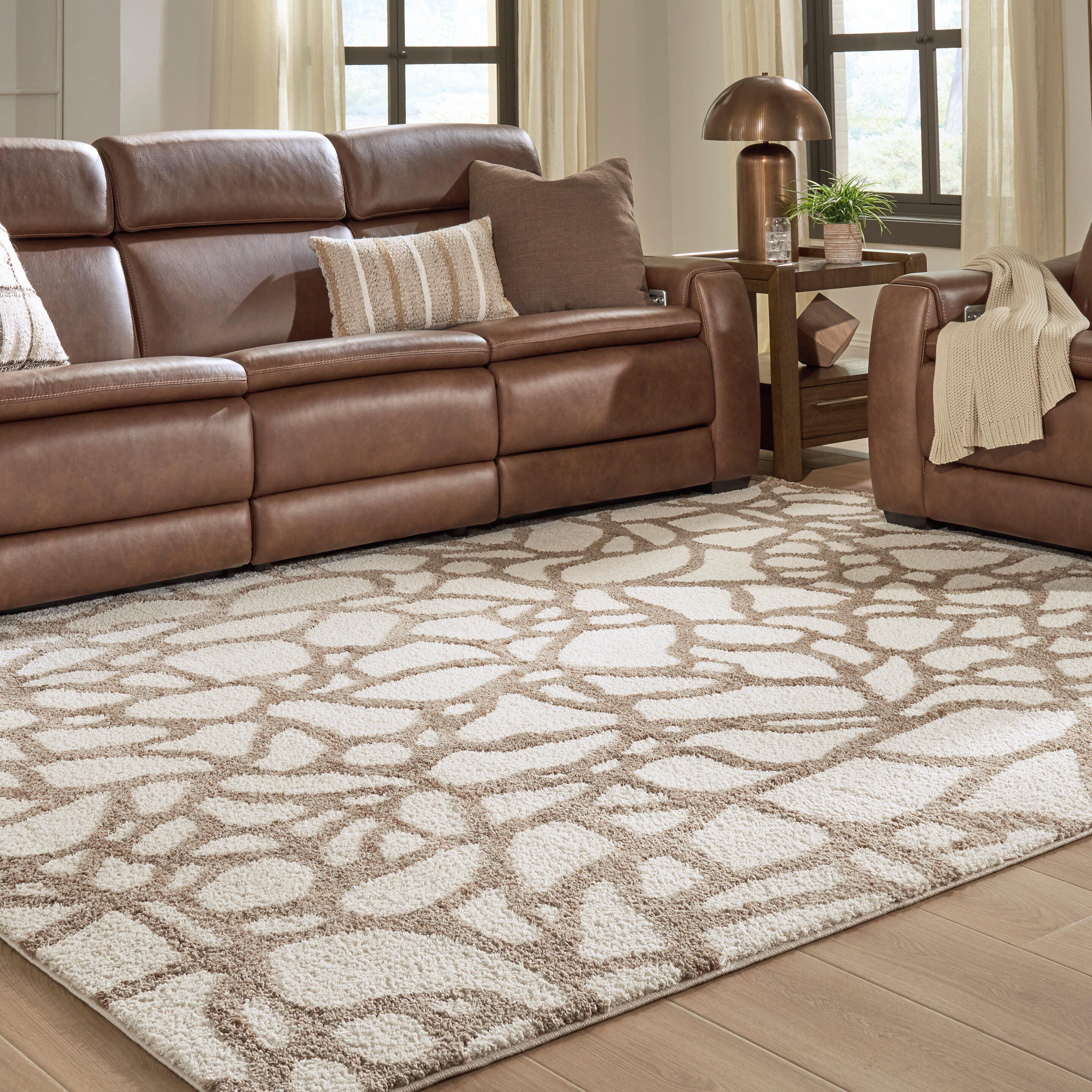Diamond Furniture - Ashley Furniture - Wessonland Large Rug - Large Rug - R408651