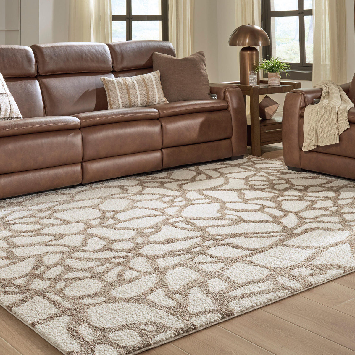 Diamond Furniture - Ashley Furniture - Wessonland Large Rug - Large Rug - R408651