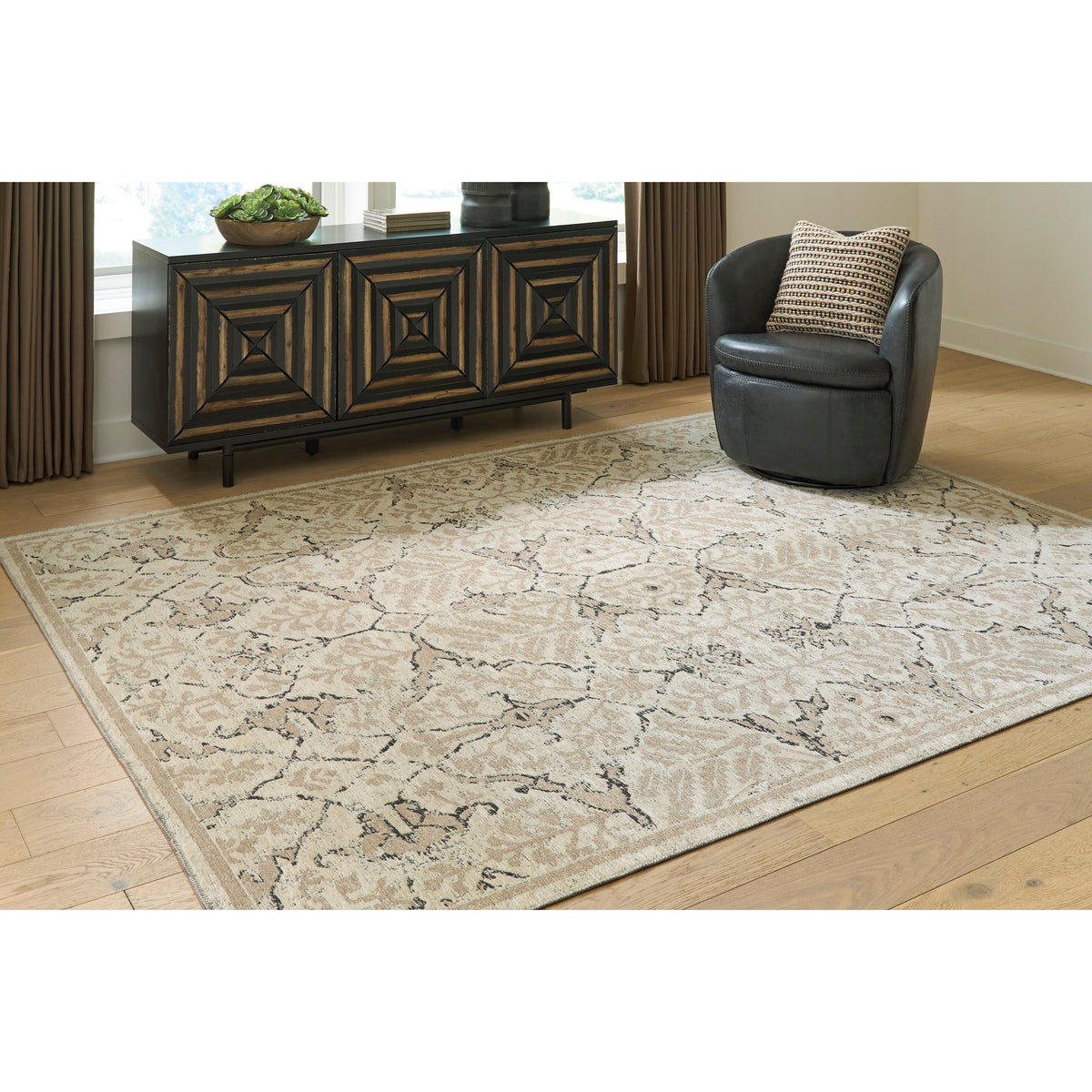 Diamond Furniture - Ashley Furniture - Audville Large Rug - Large Rug - R408841