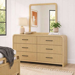 Dresser and Mirror Set in Natural