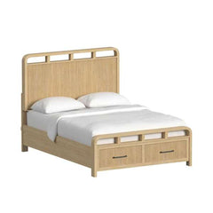 Queen Storage Bed in Natural