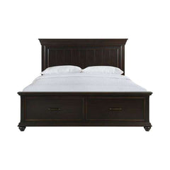 King Platform Storage Bed in Black