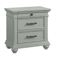 Nightstand w/USB Grey