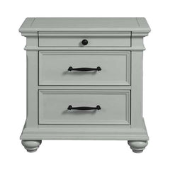 Nightstand w/USB Grey