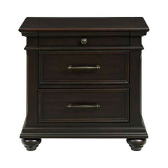 Nightstand w/USB Black