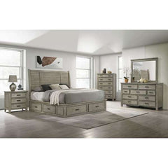 Dresser & Mirror Set in Drift Grey