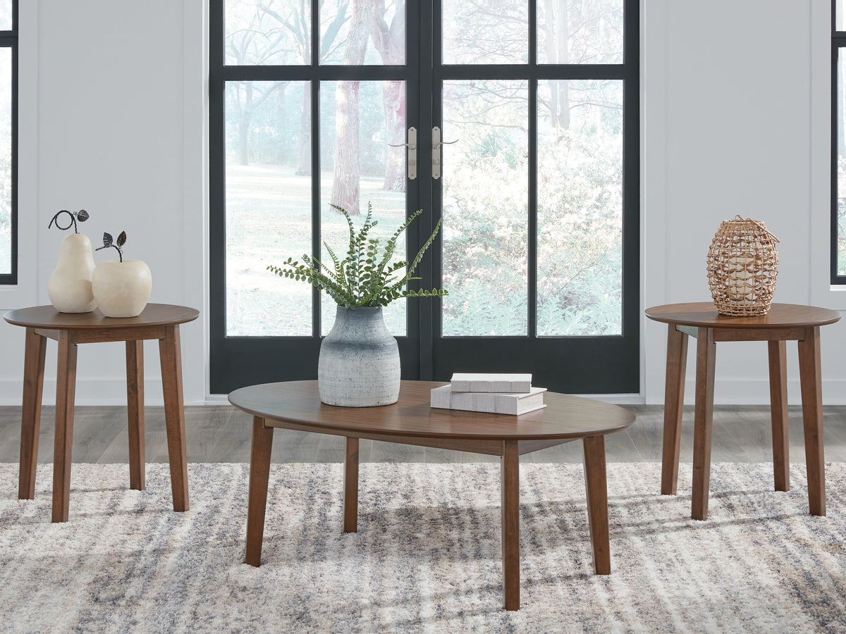 Diamond Furniture - Ashley Furniture - Gordonay Table (Set of 3) - Occasional Table Set (3/CN) / Brown - T155-13