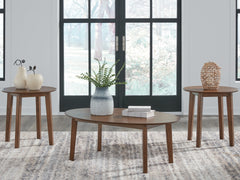 Diamond Furniture - Ashley Furniture - Gordonay Table (Set of 3) - Occasional Table Set (3/CN) / Brown - T155-13