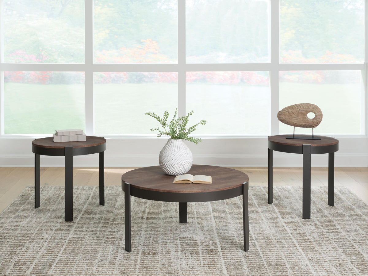 Diamond Furniture - Ashley Furniture - Horizon Hills Table (Set of 3) - Occasional Table Set (3/CN) - T186-13