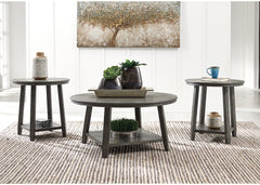 Diamond Furniture - Ashley Furniture - Caitbrook Table (Set of 3) - Occasional Table Set (3/CN) / Gray - T188-13