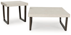 Diamond Furniture - Ashley Furniture - Westenfort Table (Set of 2) - Occasional Table Set (Set of 2) / Espresso/Gray - T202-12