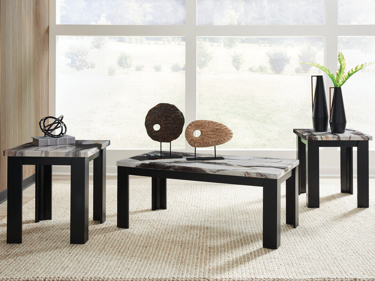 Diamond Furniture - Ashley Furniture - Jazmore Table (Set of 3) - Occasional Table Set (3/CN) / Dark Brown - T255-13