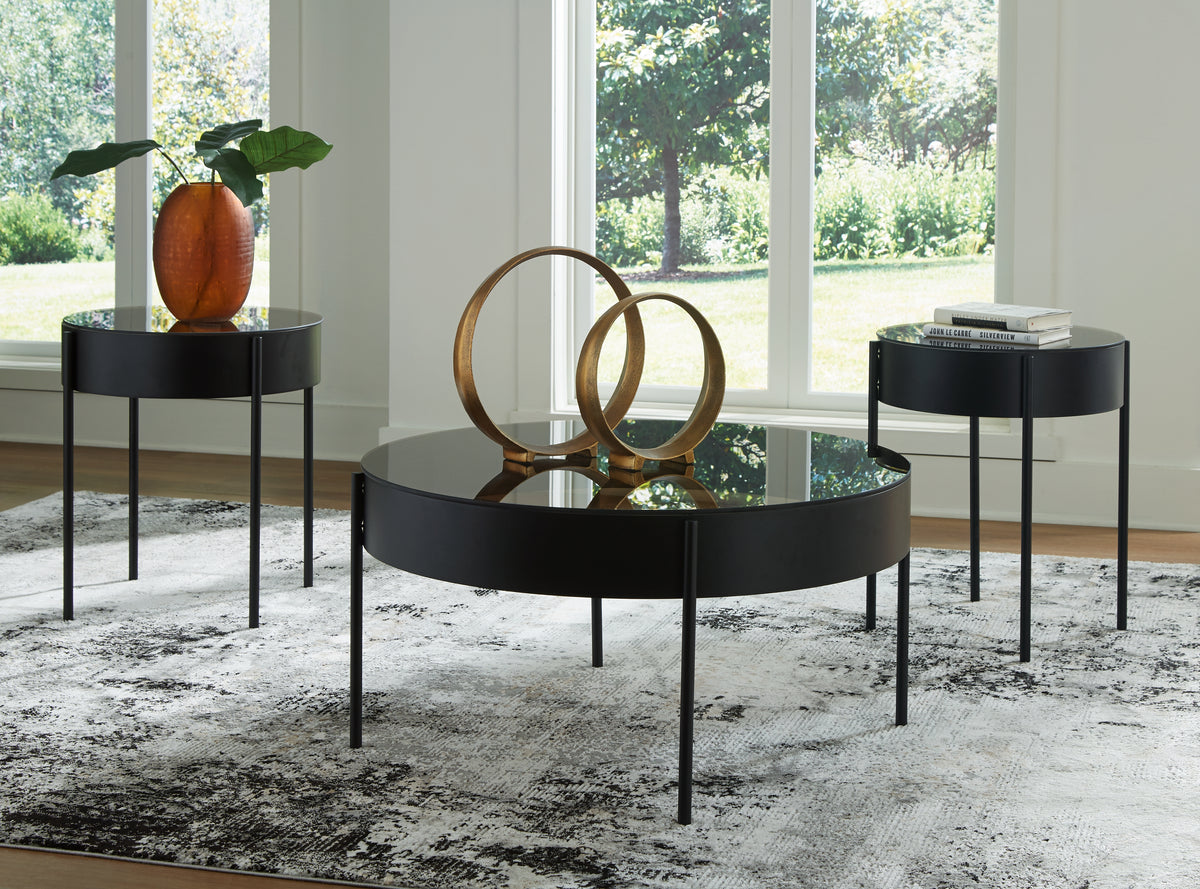 Diamond Furniture - Ashley Furniture - Ardoline Table (Set of 3) - Occasional Table Set (3/CN) / Black - T280-13