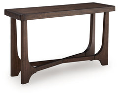 Diamond Furniture - Ashley Furniture - Korestone Sofa Table - Sofa Table / Dark Brown - T438-4