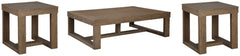 Diamond Furniture - Ashley Furniture - Cariton Coffee Table and 2 End Tables - Coffee Table and 2 End Tables - T471T1