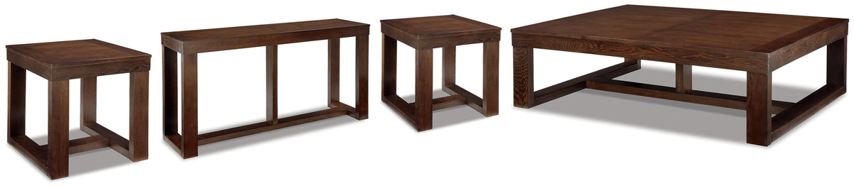 Diamond Furniture - Ashley Furniture - Watson Coffee Table and 2 End Tables with Console - Coffee Table and 2 End Tables with Console - T481T1
