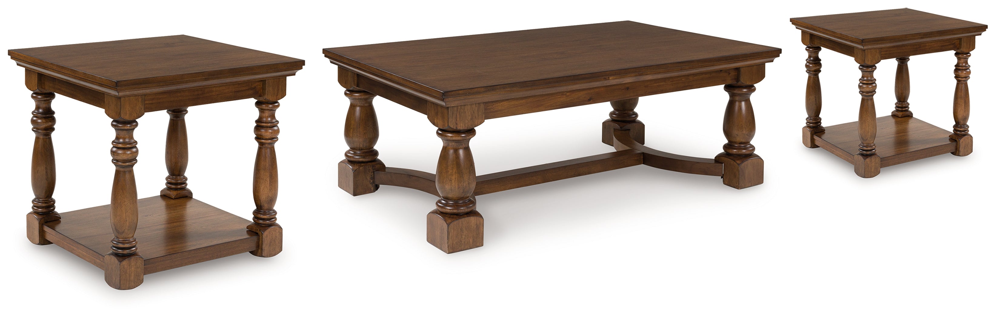 Diamond Furniture - Ashley Furniture - Sturlayne Coffee Table and 2 End Tables - Coffee Table and 2 End Tables - T609T2