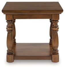 Diamond Furniture - Ashley Furniture - Sturlayne End Table - Rectangular End Table / Brown - T609-3