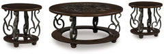 Diamond Furniture - Ashley Furniture - Frallyn Coffee Table and 2 Ends - Coffee Table and 2 Ends - T623T1