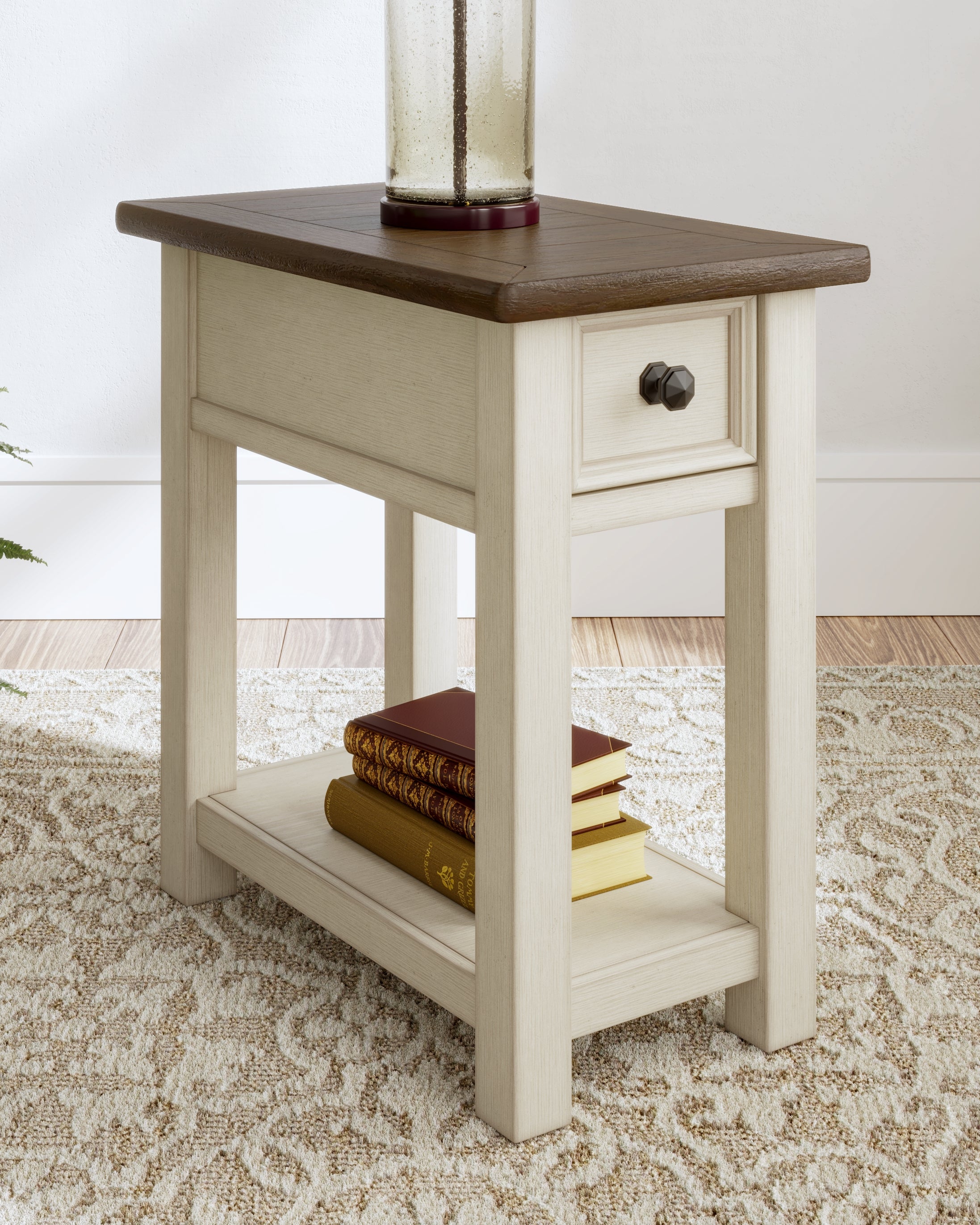Diamond Furniture - Ashley Furniture - Bolanburg Chairside End Table - Chair Side End Table / Two-tone - T637-107