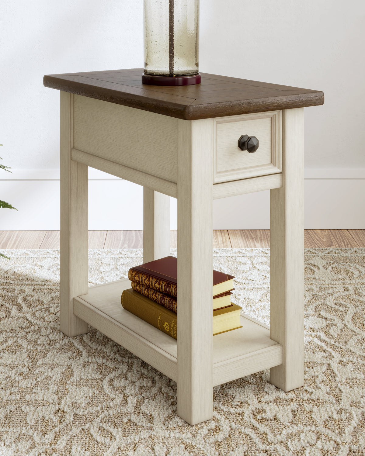 Diamond Furniture - Ashley Furniture - Bolanburg Chairside End Table - Chair Side End Table / Two-tone - T637-107