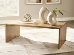 Diamond Furniture - Ashley Furniture - Ella Grove Coffee Table - Rectangular Cocktail Table - T639-1