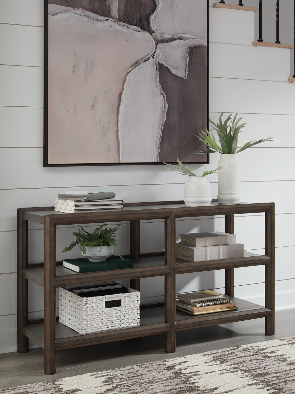 Diamond Furniture - Ashley Furniture - Kallenny Sofa Table - Sofa Table / Brown/Gray - T669-4