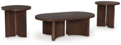 Diamond Furniture - Ashley Furniture - Korestone Coffee Table and 2 End Tables - Coffee Table and 2 End Tables - T689T1