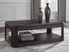 Diamond Furniture - Ashley Furniture - Carlibrie Lift-Top Coffee Table - Lift Top Cocktail Table / Warm Brown - T700-9