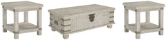 Diamond Furniture - Ashley Furniture - Carynhurst Coffee Table and 2 End Tables - Coffee Table and 2 End Tables - T757T1